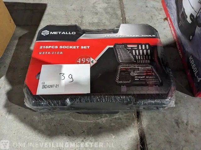 Doppenset metallo, bouwjaar 2023 - afbeelding 2 van  2