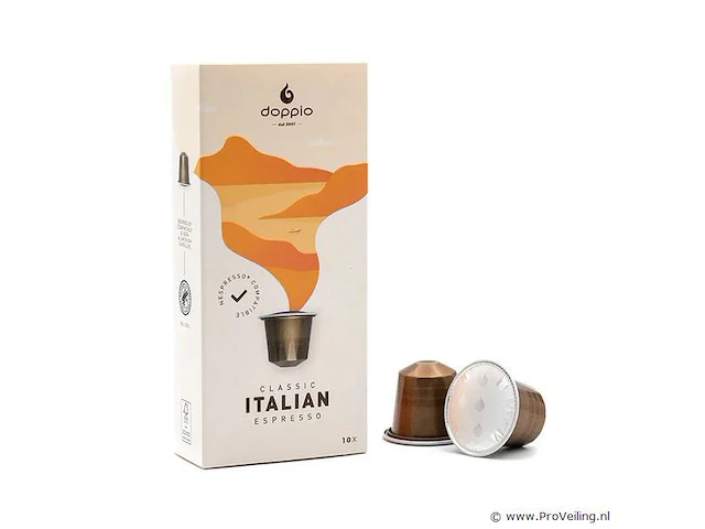 Doppio espresso classic italian – 1000 koffiecups - afbeelding 1 van  1