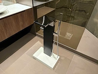 Dornbracht mem afbouwdeel vrijstaande badkraan eenhendel met watervaluitloop sprong 23.5cm chroom - afbeelding 3 van  8