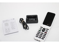 Doro 2820 eenvoudige klaptelefoon voor senioren 4g blauw/wit - afbeelding 5 van  7