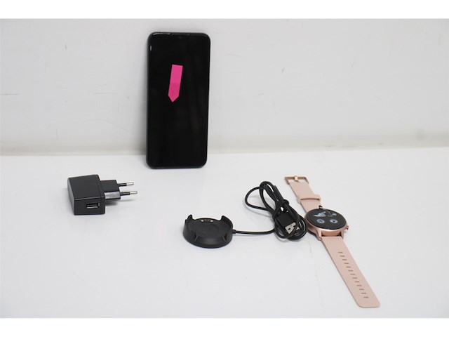 Doro 8100 4g smartphone 32gb inclusief smartwatch roze - afbeelding 3 van  5