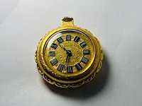 Doublé gouden pendant horloge - afbeelding 1 van  3