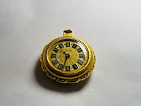 Doublé gouden pendant horloge - afbeelding 2 van  3