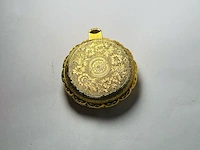 Doublé gouden pendant horloge - afbeelding 3 van  3