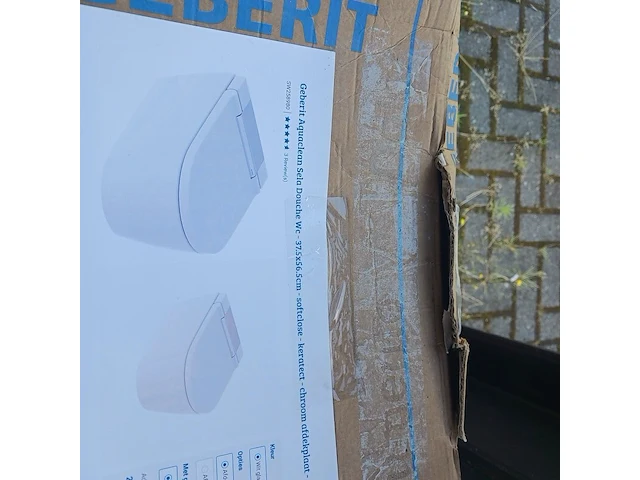 Douche wc, geberit, aqua-clean sela, wit - afbeelding 2 van  3