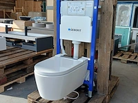 Douche-wc set, geberit, aquaclean sela, wit/chroom - afbeelding 1 van  12