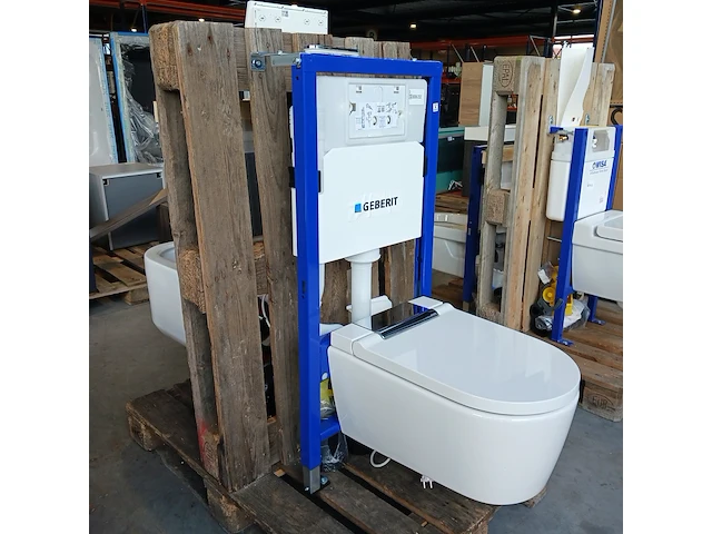 Douche-wc set, geberit, aquaclean sela, wit/chroom - afbeelding 12 van  12