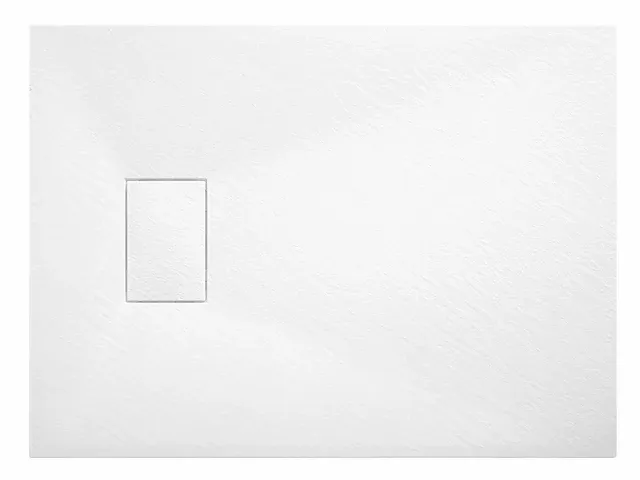 Douchebak - smc leisteen - toronto - mat wit of mat zwart 120x90cm - afbeelding 1 van  2