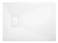 Douchebak - smc leisteen - toronto - mat wit of mat zwart 120x90cm - afbeelding 1 van  2