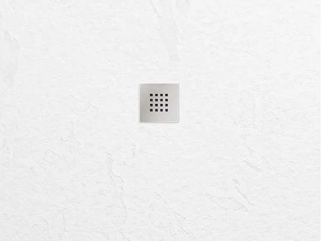 Douchebak mat wit met steeneffect 90x100 - afbeelding 1 van  2