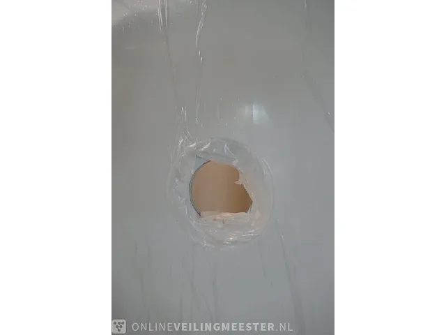 Douchebak xenz, flat, wit - afbeelding 2 van  2