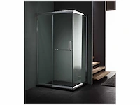 Douchecabine - vonato - premium space - met schuifdeur rechthoekig - afbeelding 1 van  2