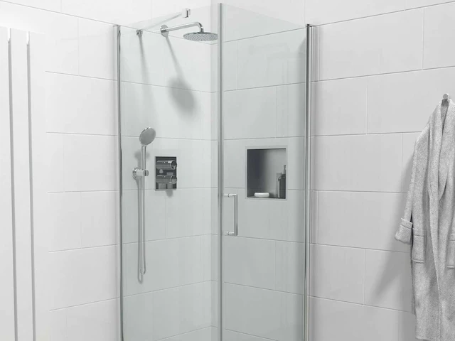Douchecabine 80x80x200cm helder glas anti kalk - afbeelding 1 van  3