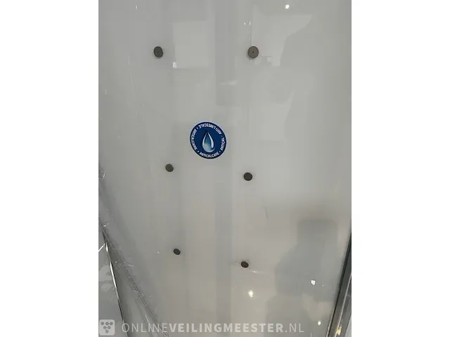 Douchecabine compleet schuifdeuren kinedo, whitespace hydro, wit - afbeelding 6 van  11