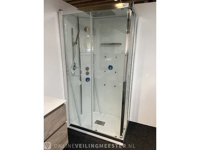 Douchecabine compleet schuifdeuren kinedo, whitespace hydro, wit - afbeelding 11 van  11
