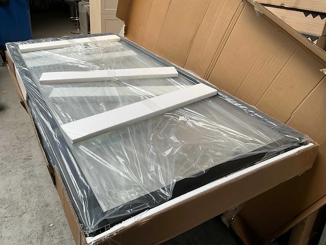 Douchecabine frame mat zwart - afbeelding 2 van  3