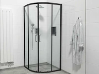 Douchecabine frame mat zwart - afbeelding 1 van  3
