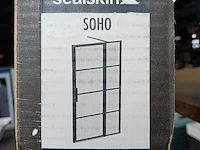 Douchedeur, sealskin, soho, matzwart - afbeelding 2 van  4