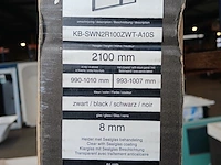 Douchedeur, sealskin, soho, matzwart - afbeelding 3 van  4