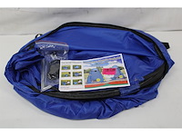Douchetent omkleedtent wc tent toilettent camping blauw - afbeelding 1 van  2