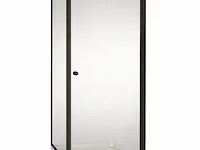 Douchewand en -deur 90x90x190cm atlantic, roan, zwart - afbeelding 1 van  7