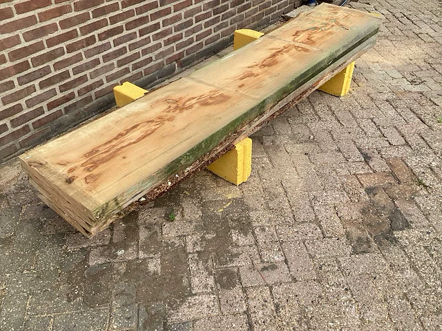 Douglas - 2018 gezaagd 210 x 520 x 2520 mm - schaaldeel (4x) - afbeelding 3 van  6