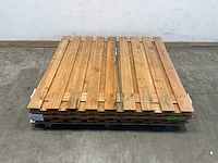 Douglas 19-planks tuinscherm 180x180 cm (5x) - afbeelding 1 van  4
