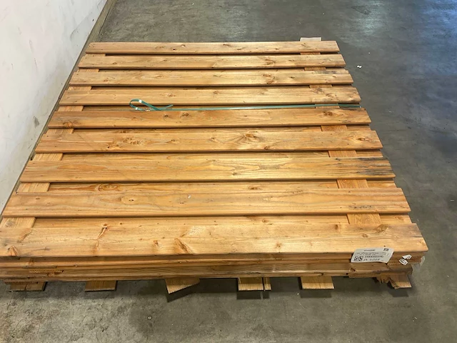 Douglas 19-planks tuinscherm 180x180 cm (5x) - afbeelding 2 van  4