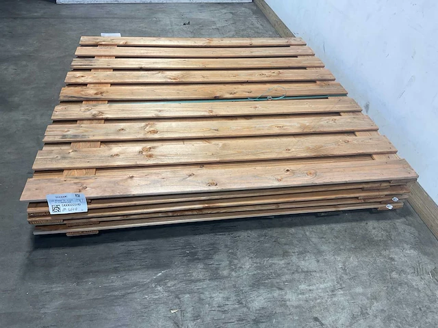 Douglas 19-planks tuinscherm 180x180 cm (5x) - afbeelding 3 van  4