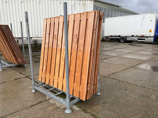 Douglas 21 planks tuinscherm (8x) - afbeelding 2 van  5
