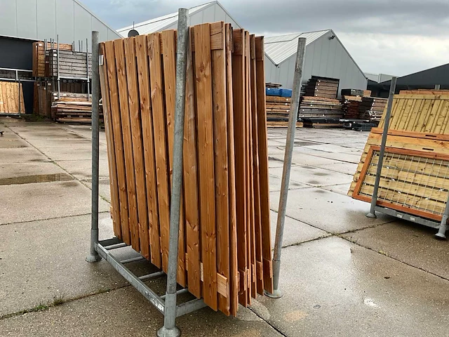 Douglas 21 planks tuinscherm (8x) - afbeelding 4 van  5