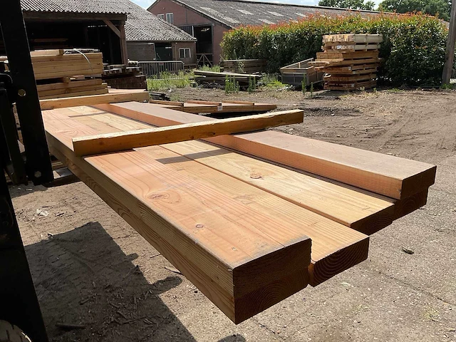 Douglas balk 330x21x7 cm (6x) - afbeelding 4 van  4