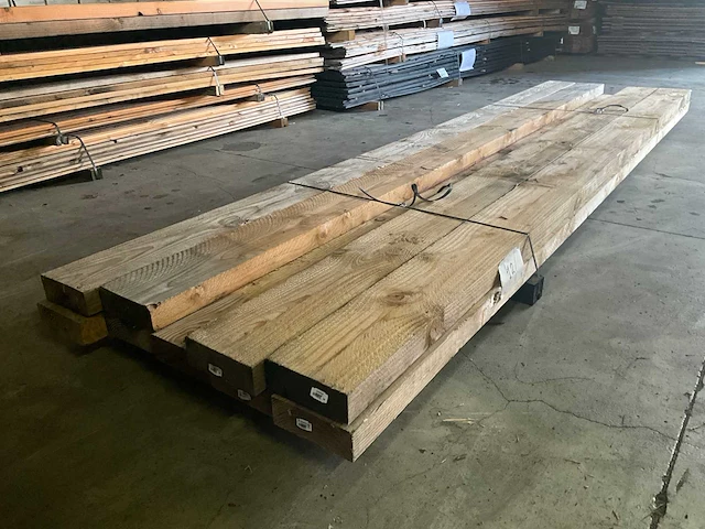 Douglas balk 400x20x7 cm (9x) - afbeelding 3 van  4