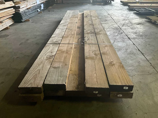 Douglas balk 400x20x7 cm (9x) - afbeelding 4 van  4