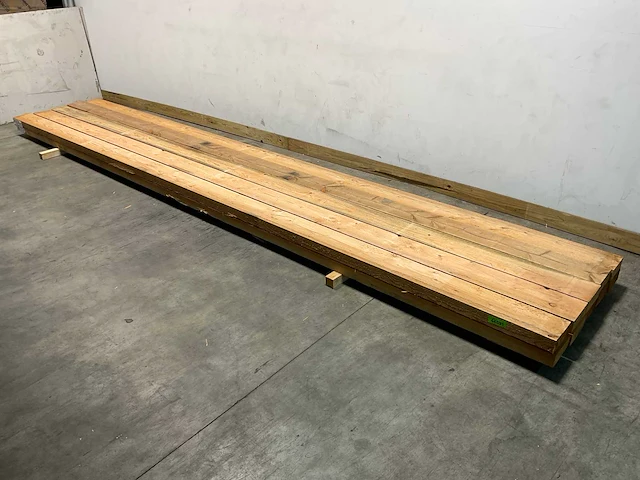 Douglas balk 600x19,5x7,5 cm (10x) - afbeelding 1 van  5