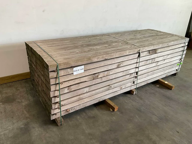 Douglas balk fijnbezaagd 300x17x7,5 cm (54x) - afbeelding 2 van  6