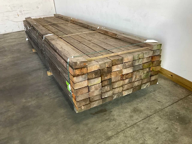 Douglas balk fijnbezaagd 400x 14,5x6,5 cm (58x) - afbeelding 2 van  5