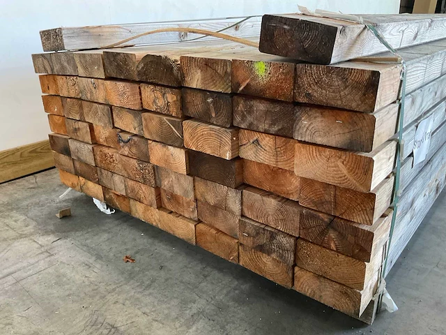 Douglas balk fijnbezaagd 400x 14,5x6,5 cm (58x) - afbeelding 3 van  5