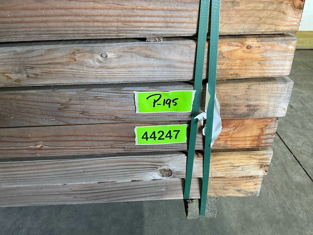 Douglas balk fijnbezaagd 400x 14,5x6,5 cm (58x) - afbeelding 5 van  5