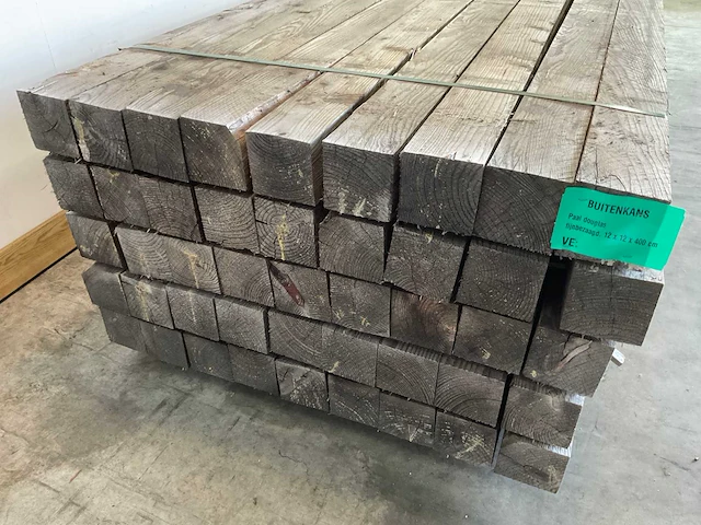 Douglas balk fijnbezaagd 400x12x12 cm (45x) - afbeelding 4 van  6