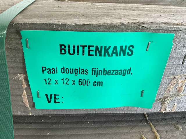 Douglas balk fijnbezaagd 600x12x12 cm (42x) - afbeelding 5 van  6