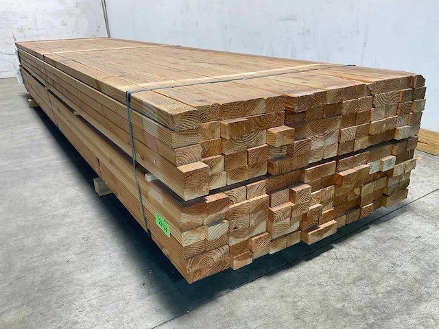 Douglas balk geschaafd 400x7x4,5 cm (128x) - afbeelding 5 van  7