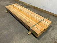 Douglas balk ruw 250x14,5x14,5 cm (5x) - afbeelding 1 van  7