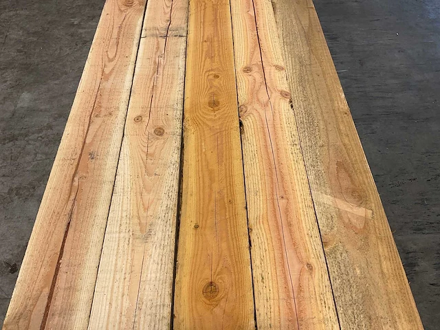 Douglas balk ruw 250x14,5x14,5 cm (5x) - afbeelding 3 van  7