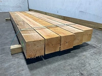 Douglas balk ruw 250x14,5x14,5 cm (5x) - afbeelding 5 van  7