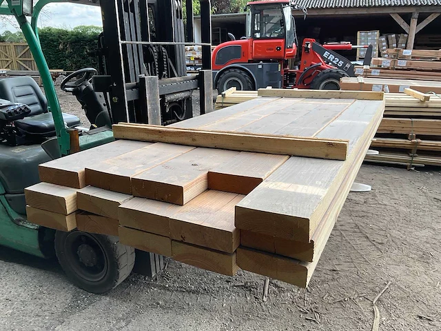 Douglas balken 21x7 cm, diverse lengtes (15x) - afbeelding 3 van  4