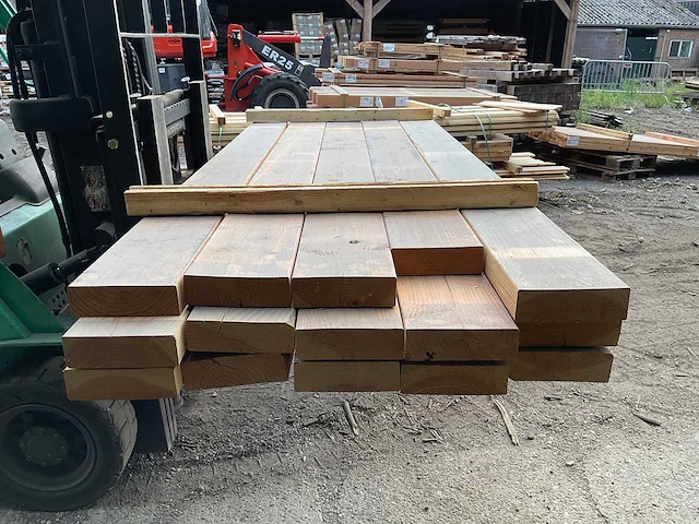 Douglas balken 21x7 cm, diverse lengtes (15x) - afbeelding 4 van  4