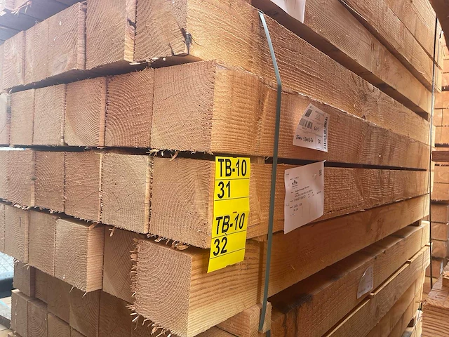 Douglas balken fijnbezaagd 2500x150x150mm (14x) - afbeelding 4 van  4
