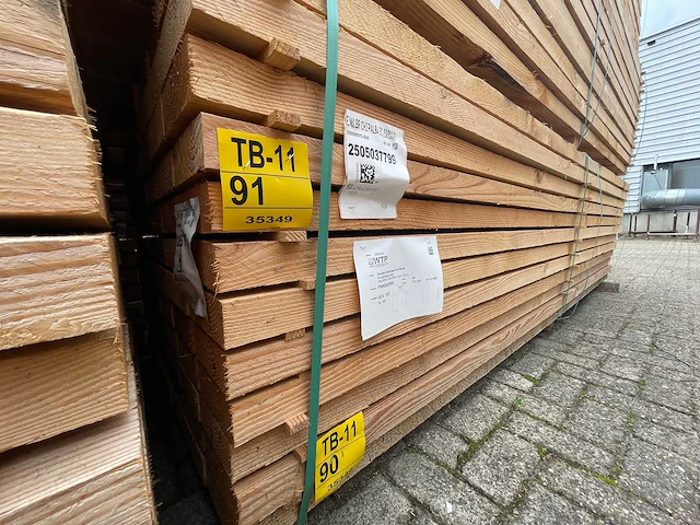 Douglas balken fijnbezaagd 3000x150x50mm (42x) - afbeelding 4 van  4