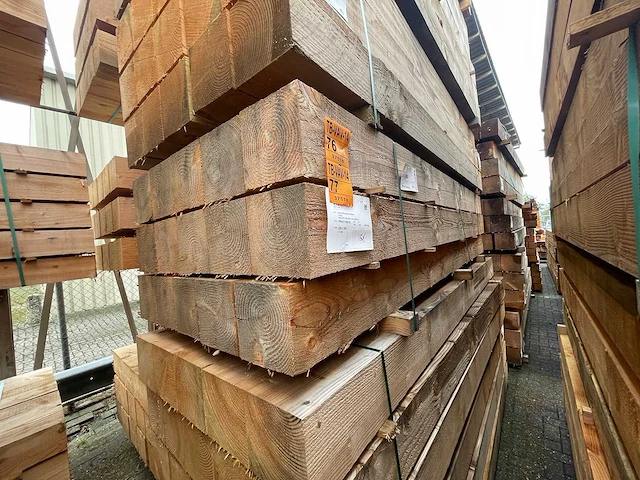 Douglas balken fijnbezaagd 3000x200x200mm (5x) - afbeelding 4 van  4